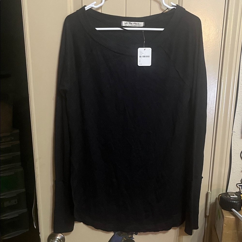 We The Free Black Long Sleeve Tee